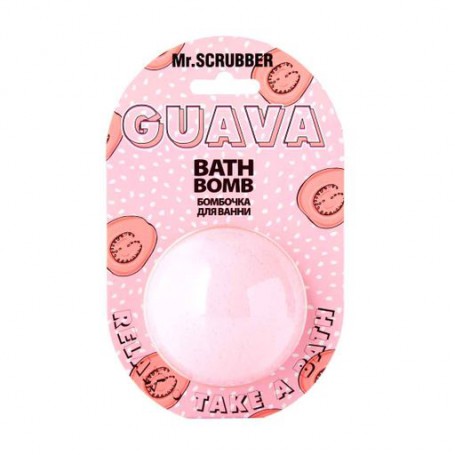 Бомбочка для ванны Mr.Scrubber Guava Bath Bomb, 200 г