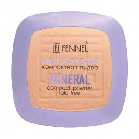 Компактная минеральная пудра для лица Fennel Mineral Compact Powder без талька, Medium, 8 г