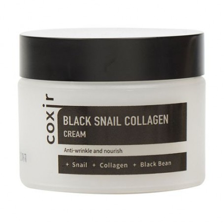 Антивозрастной питательный крем для лица Coxir Black Snail Collagen Cream, 50 мл