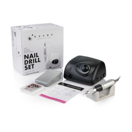 Фрезер Bucos Nail Drill ZS-705 35000 оборотов, Черный, 65 Вт