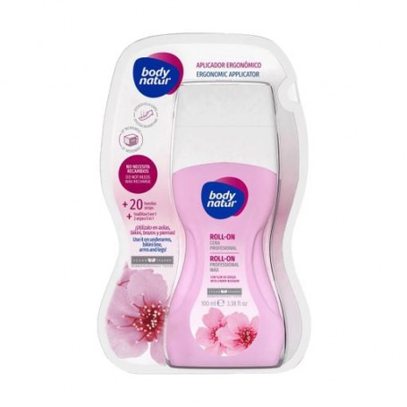 Профессиональный воск для депиляции тела Body Natur Warm Wax Roll-on, 100 мл + 2 салфетки