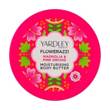 Увлажняющий баттер для тела Yardley Flowerazzi Magnolia & Pink Orchid Moisturising Body Butter, 200 мл