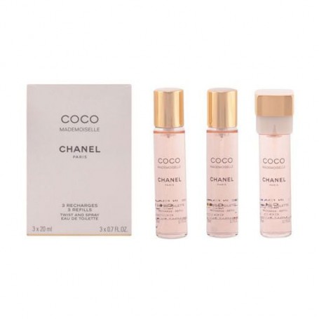 Парфюмированный набор женский Chanel Coco Mademoiselle (туалетная вода (сменный блок), 3*20 мл)