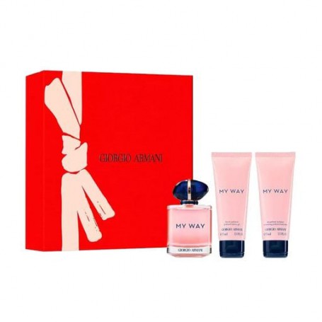 Парфюмированный набор женский Giorgio Armani My Way (парфюмированная вода, 90 мл + лосьон для тела, 75 мл + гель для душа, 75 мл
