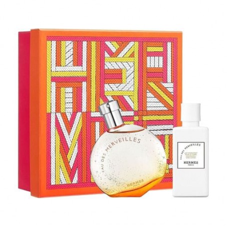 Парфюмированный женский набор Hermes Eau Des Merveilles Giftset (туалетная вода, 50 мл + лосьон, 40 мл)