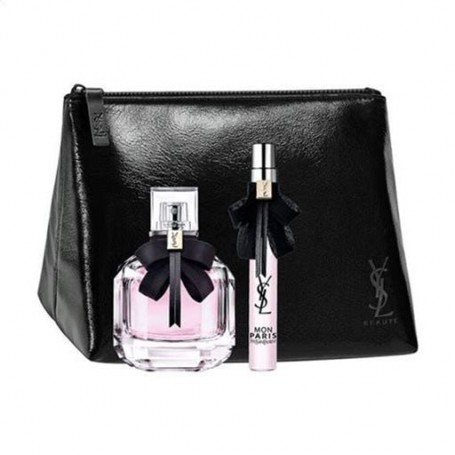 Парфюмированный набор женский Yves Saint Laurent Mon Paris (парфюмированная вода, 50 мл + парфюмированная вода, 10 мл + косметич