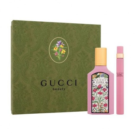 Парфюмированный набор женский Gucci Flora Gorgeous Gardenia Coffret (парфюмированная вода, 50 мл + парфюмированная вода, 10 мл)