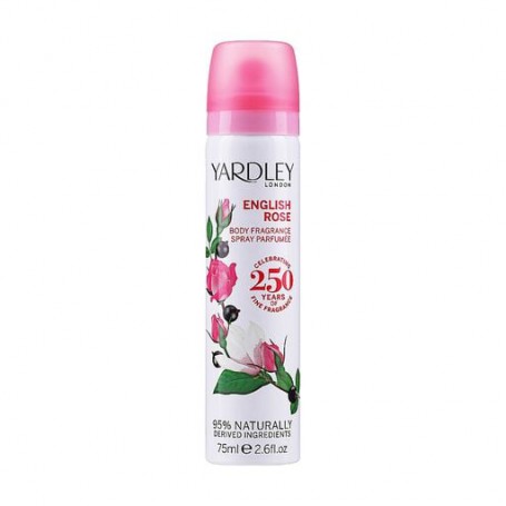 Парфюмированный дезодорант-спрей Yardley English Rose женский, 75 мл