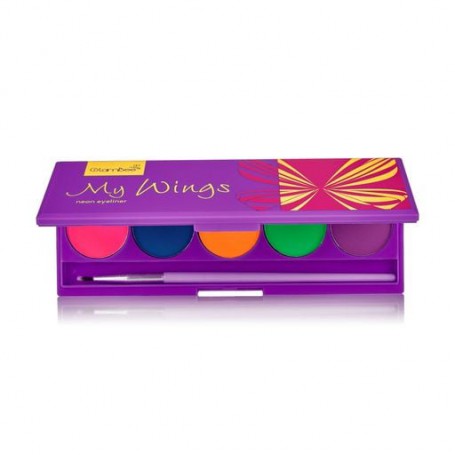 Палетка подводок для век GlamBee My Wings Neon 01, 4.8 г