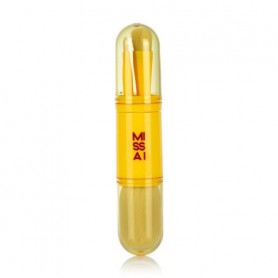 Портативный набор кистей для макияжа Missai в тубусе, 4 шт