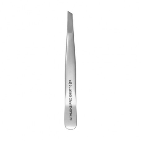 Пинцет для бровей Staleks Pro Expert 10 Type 3 (широкие скошенные кромки), TE-10/3