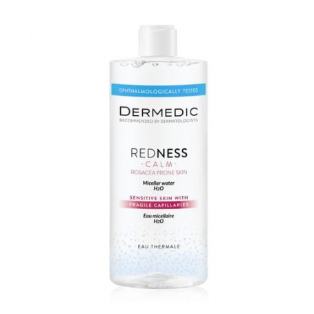 Мицеллярная вода для лица Dermedic Redness Calm Micellar Water H2O для чувствительной кожи, 500 мл