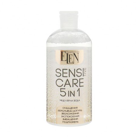 Мицеллярная вода Elen Cosmetics Sensitive Care 5 in 1, 500 мл