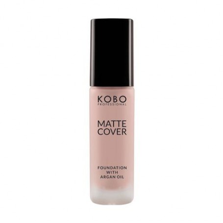 Матирующий тональный крем для лица Kobo Professional Matte Cover Foundation With Argan Oil 904 Caramel Beige, 30 мл