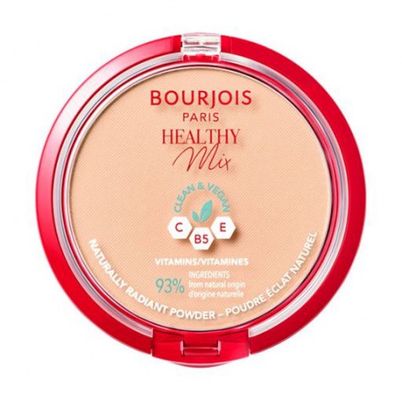 Компактная пудра для лица Bourjois Poudre Compacte Healthy Mix Clean, 02 Vanilla, 10 г