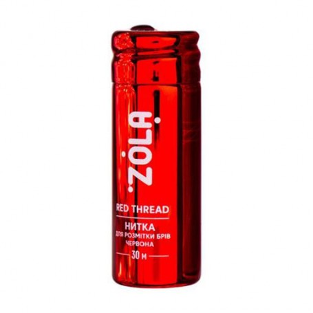Нить для разметки бровей Zola Thread Красная, 30 м