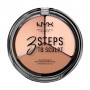 Палетка для контуринга лица NYX Professional Makeup 3 Steps To Sculpt Face Sculpting Palette 01 Fair, 5 г