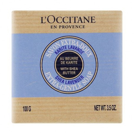 Твердое мыло L'Occitane Shea Lavender Extra-Gentle Soap Карите-лаванда, 100 г