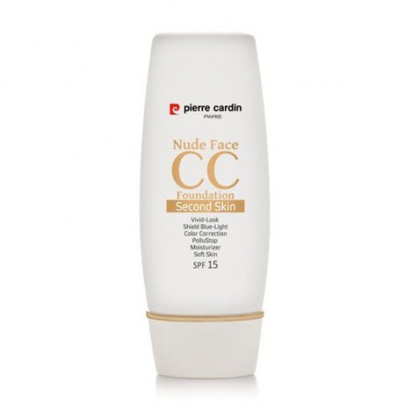 CC-крем для лица Pierre Cardin CC Cream Foundation Second Skin SPF 15, Porcelain, 30 мл
