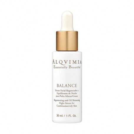 Сыворотка для лица Alqvimia Regenerating And Oil Balancing Night Serum для комбинированной и жирной кожи, 30 мл