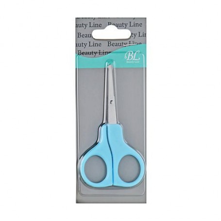 Маникюрные ножницы Beauty Line бирюзовые, 1 шт (MS33)