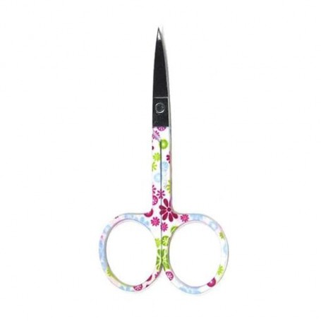 Ножницы для кутикулы Dini Manicure Tools с цветочным принтом