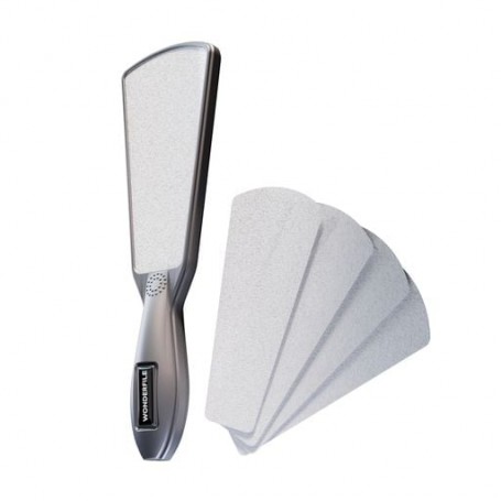 Набор для педикюра Wonderfile Master (терка, 100/180 грит + сменные файлы, 4 шт)