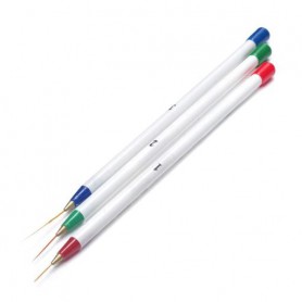 Набор кистей для дизайна Avenir Cosmetics Лайнер, 3 шт