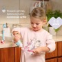 Детская зубная щетка Chicco Milk Teeth на присоске, от 3 до 6 лет, (розовая, 1 шт + желтая, 1 шт)