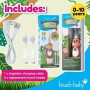 Детская электрическая зубная щетка Brush-Baby WildOnes Sonic Toothbrush Monkey 0-10 лет, 1 шт