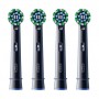 Сменные насадки для электрической зубной щетки Oral-B Pro Cross Action Black, 4 шт