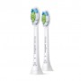 Сменные насадки для электрической зубной щетки Philips Sonicare W Optimal White HX6062/10 белые, 2 шт