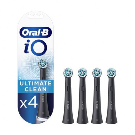 Сменные насадки для электрической зубной щетки Oral-B Braun iO Ultimate Clean Черные, 4 шт