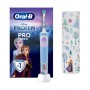 Детская электрическая зубная щетка Oral-B Braun Pro Kids Frozen с футляром, от 3 лет