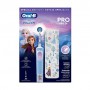 Детская электрическая зубная щетка Oral-B Braun Pro Kids Frozen с футляром, от 3 лет