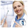 Электрическая зубная щетка Oral-B Pro 3 3500 Sensitive Clean Белая + футляр, 1 шт