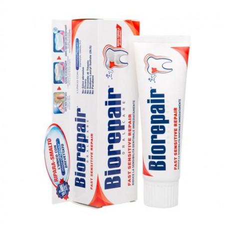 Зубная паста Biorepair Oral Care Fast Sensitive Repair Быстрое избавление от чувствительности, 75 мл