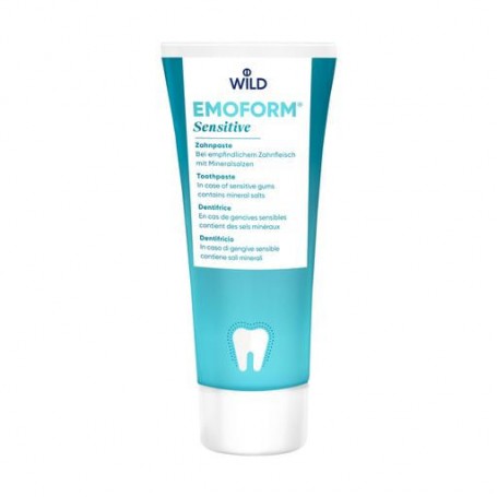 Зубная паста Dr. Wild Emoform Sensitive для чувствительных зубов, с минеральными солями и фторидом, 75 мл
