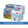 Детские косметические салфетки RUTA Kids 2-слойные, 4*100 шт