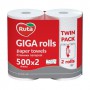 Бумажные полотенца Ruta Giga Rolls, 2-слойные, 500*2 отрывов, 2 шт