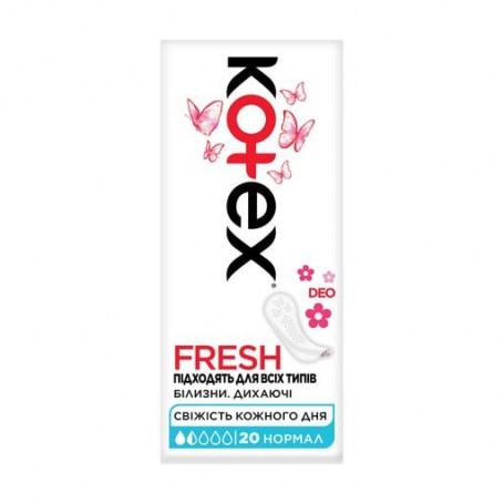 Ежедневные прокладки Kotex Normal, 20 шт