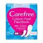 Ежедневные гигиенические прокладки Carefree Cotton Feel Flexiform Perfume Free, 56 шт