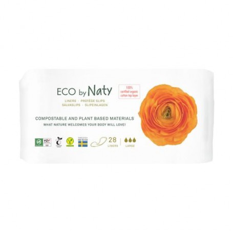 Ежедневные прокладки ECO by Naty Large, 28 шт