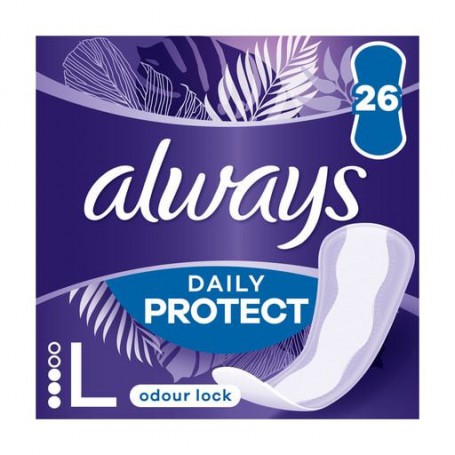 Ежедневные прокладки Always Daily Protect Long Нейтрализация запаха, 26 шт