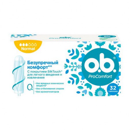 Тампоны o.b. ProComfort Normal, 32 шт