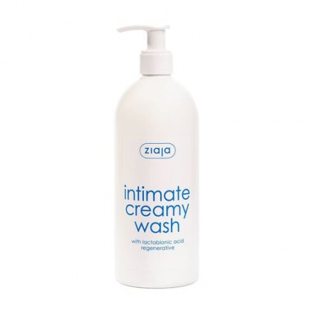 Крем-гель для интимной гигиены Ziaja Intimate Creamy Wash с лактобионовой кислотой, 500 мл