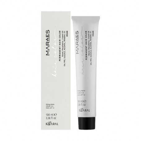Перманентная краска для волос Kaaral Maraes Vegan Permanent Hair Color, 8.0 Светлый блондин, 100 мл