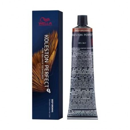 Стойкая крем-краска для волос Wella Professionals Koleston Perfect Deep Browns, 4/75-средний коричневый, 60 мл