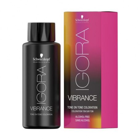 Безаммиачная краска для волос Schwarzkopf Professional Igora Vibrance Tone On Tone Coloration, 9-57 Блондин золотистый медный эк