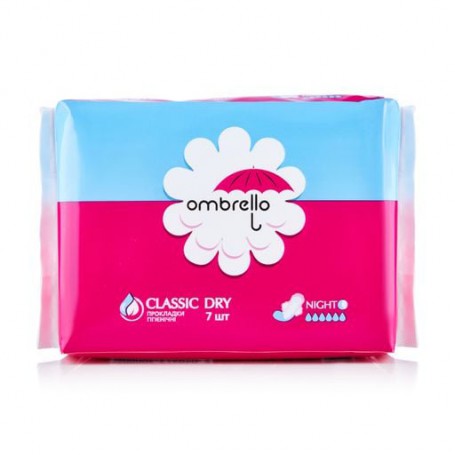 Прокладки для критических дней Ombrello Classic Soft Night, 7 шт